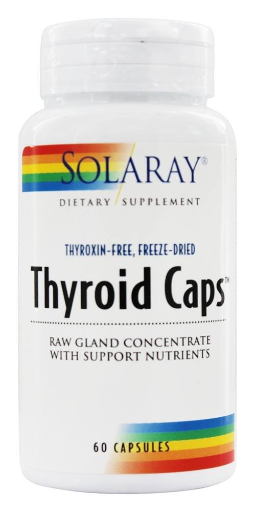 Solaray Thyroid Caps - 60 Capsules