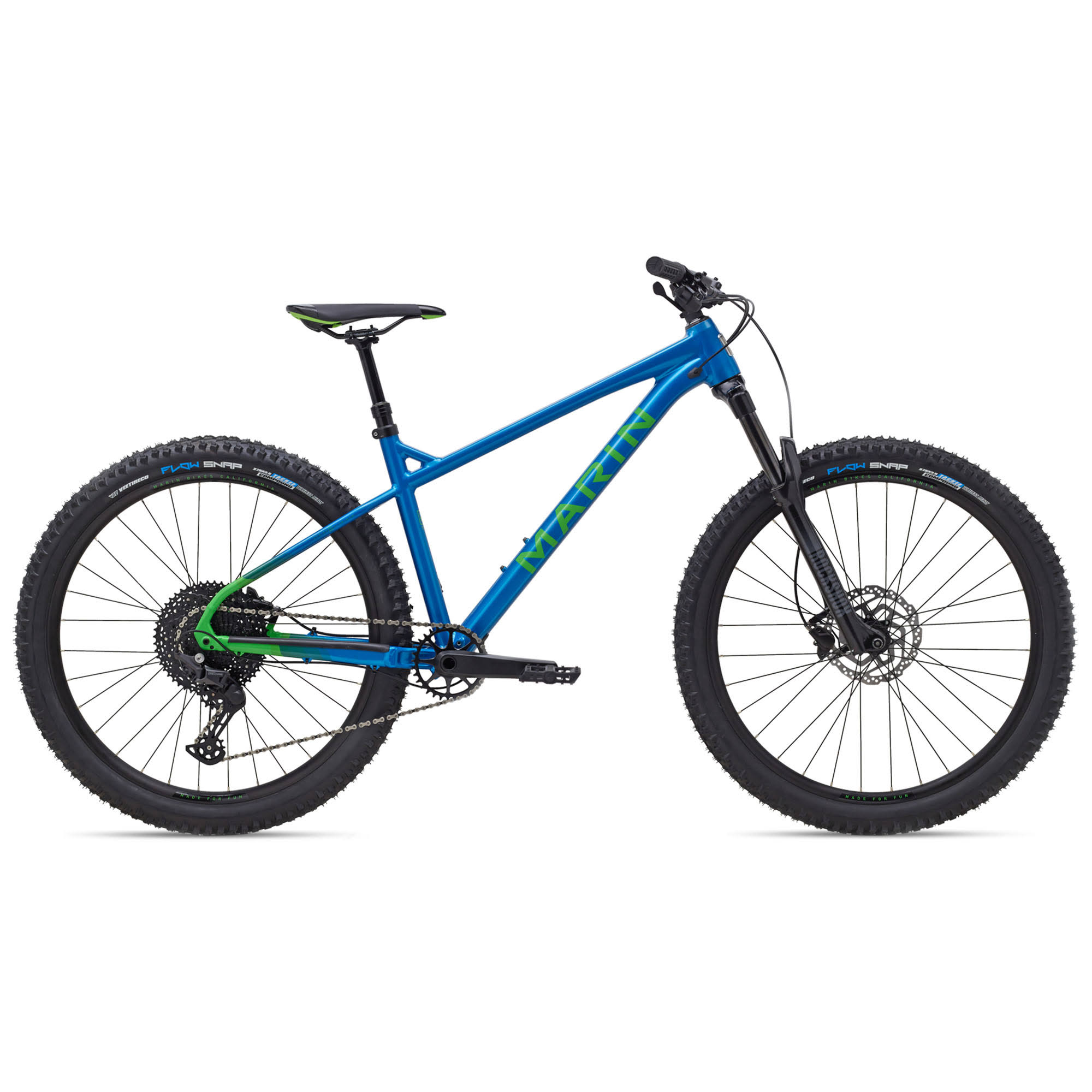 Marin San Quentin 2 Hardtail Mountain Bike 2022 Blue/Green/Black