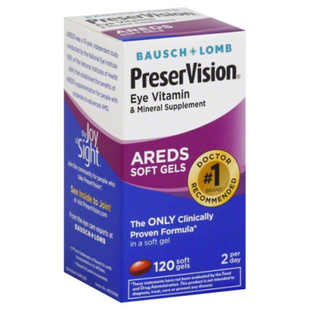 Bausch & Lomb PreserVision Eye Vitamin & Mineral Supplement - 120 ct