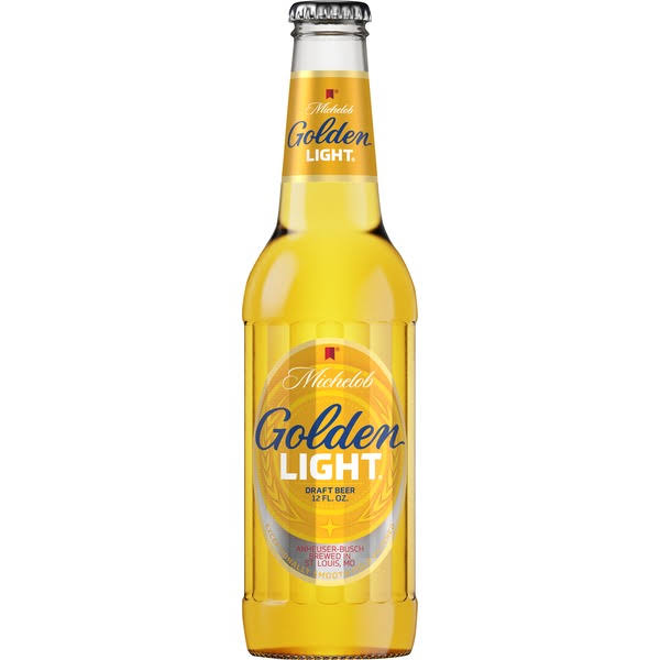 Michelob Golden Draft Light Beer 12 Oz Glass Bottle