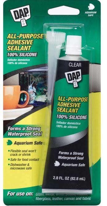 Dap Household Waterproof Adhesive Sealant - 2.8oz