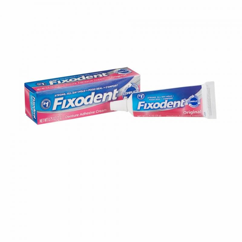 Fixodent Original Denture Adhesive Cream Size: 0.75 oz., Count: Each (1)