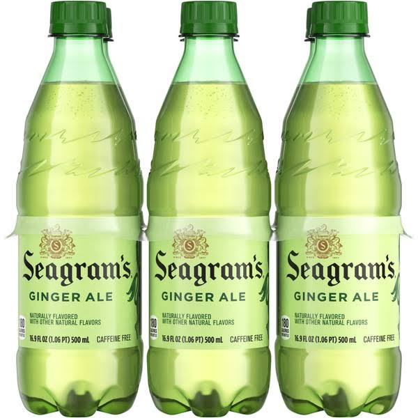 Seagram's Ginger Ale - 16.9oz, 6pk