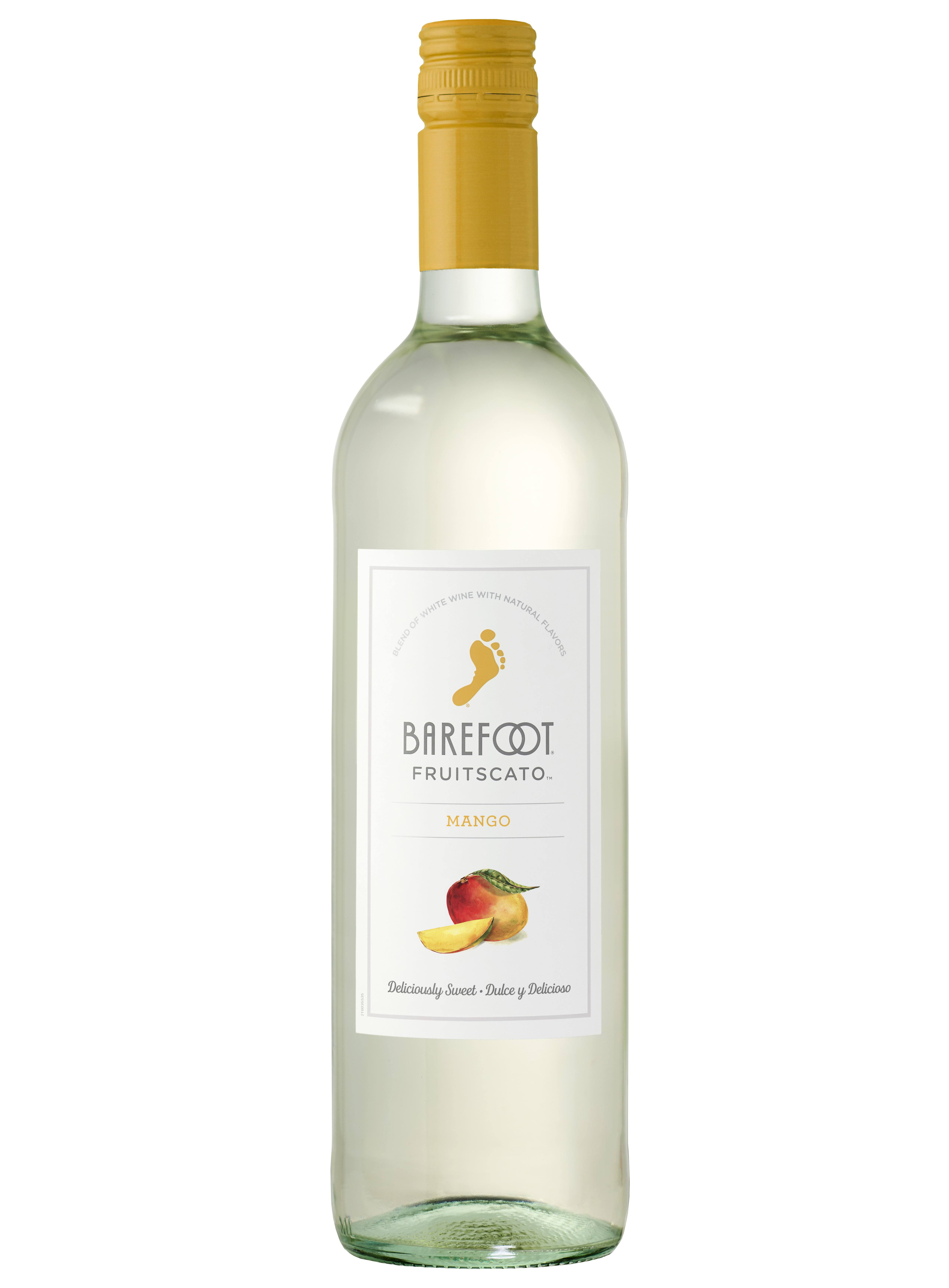 Barefoot White Wine, Fruitscato, Mango - 750 ml