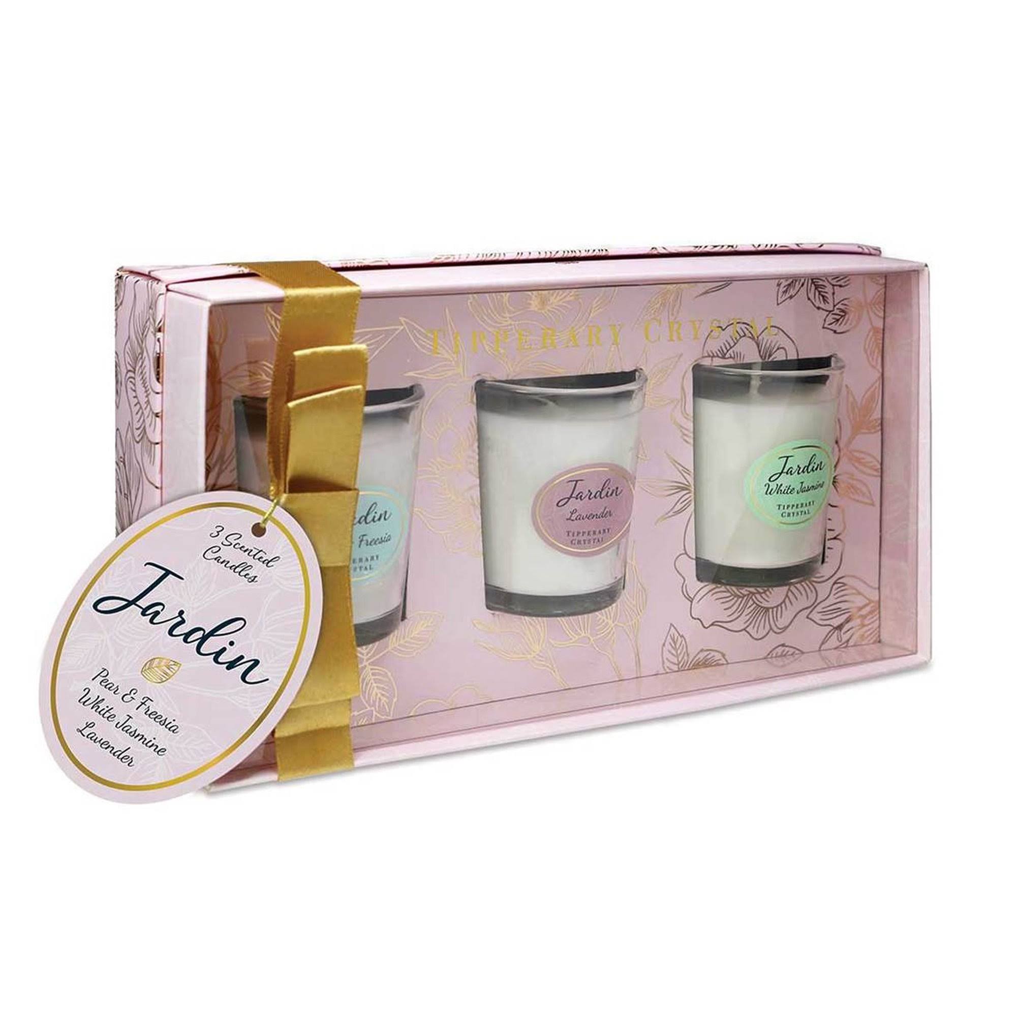 Tipperary Crystal Jardin Collection 3 Assorted Mini Candles