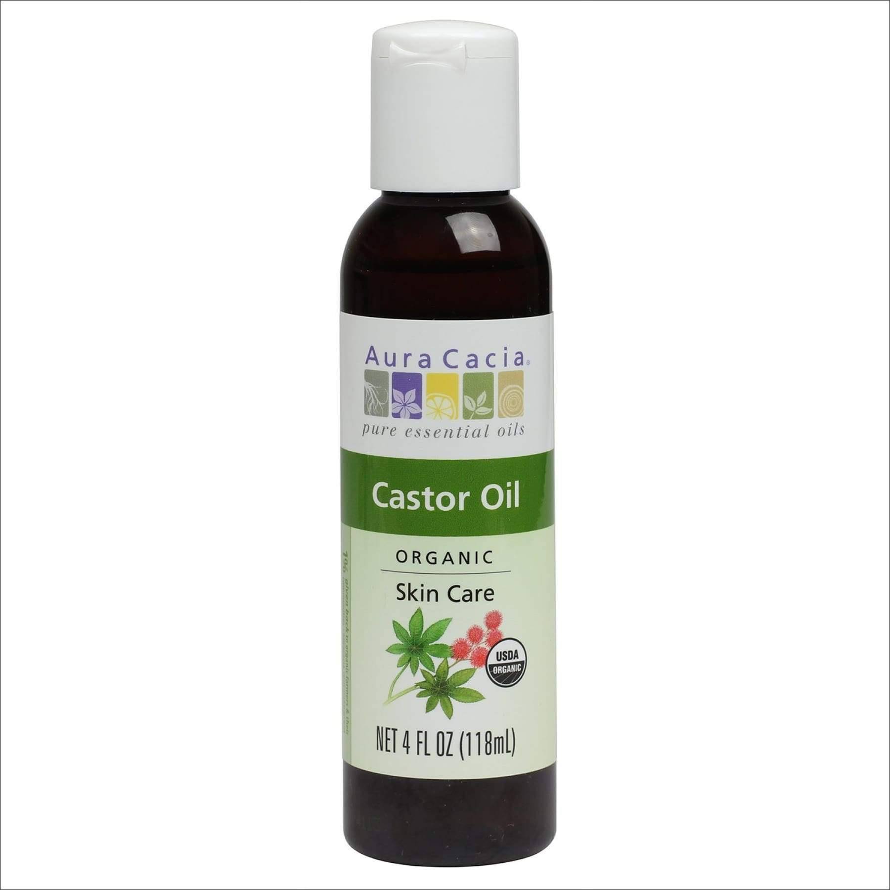 Aura Cacia Organic Skin Care Castor Oil - 473ml