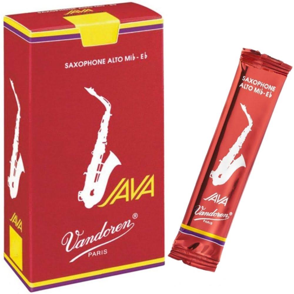 Vandoren Java Red Alto Saxophone Reeds - Strength 2