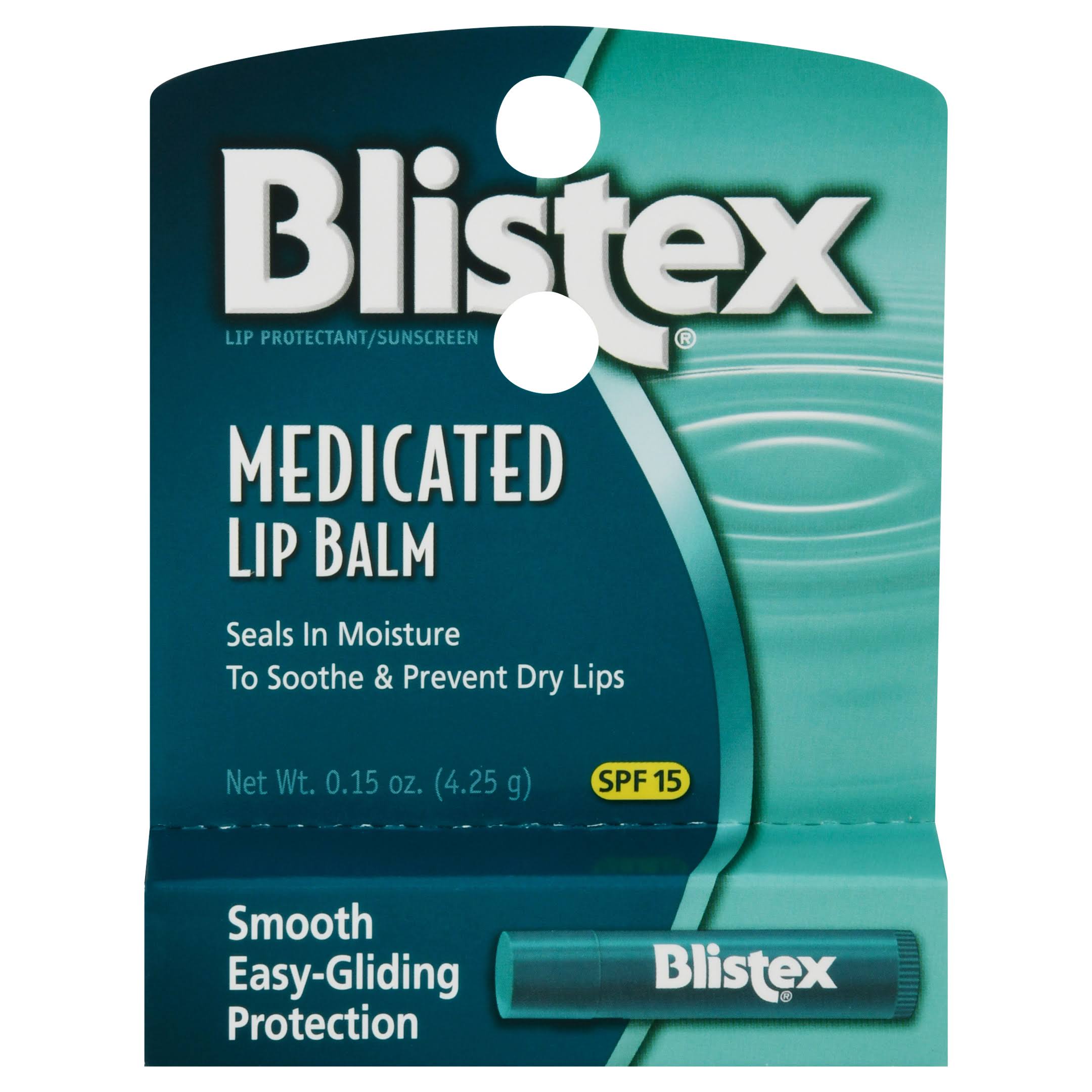 Blistex Medicated Lip Balm - SPF 15, 0.15oz