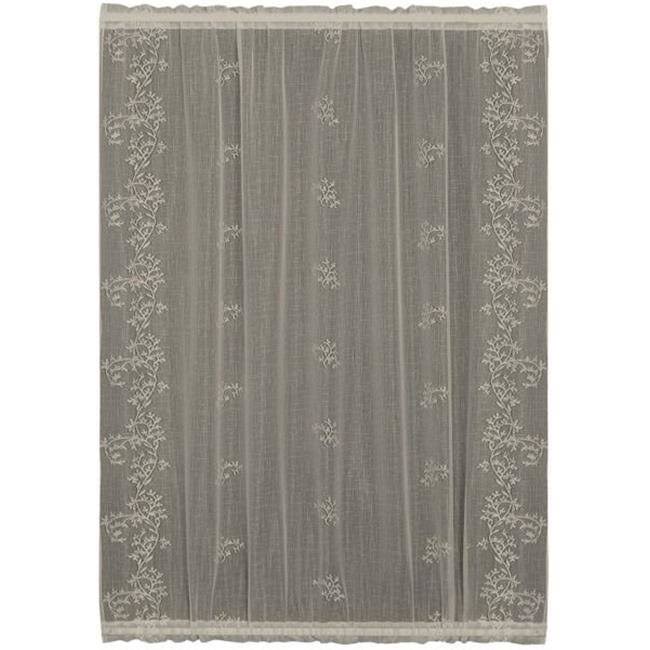Heritage Lace Sheer Divine Table Runner - White, 14" x 32"