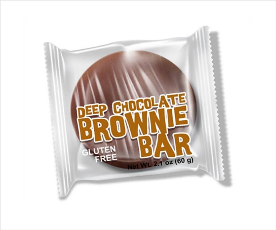 No Whey! Chocolates, Deep Chocolate Brownie Bar, 2.1 oz