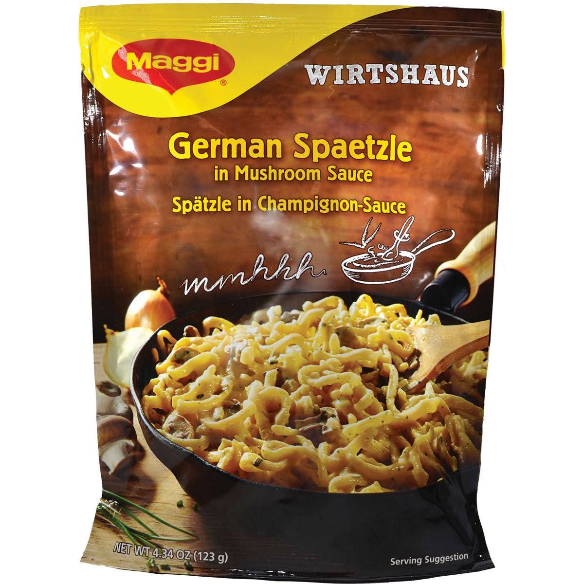 Maggi German Spaetzle in Mushroom Sauce