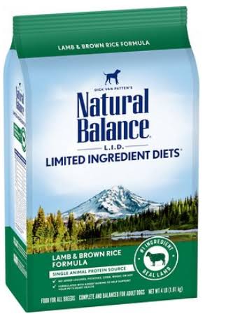 Natural Balance L.I.D. Limited Ingredient Diets Lamb & Brown Rice Formula Adult Dry Dog Food