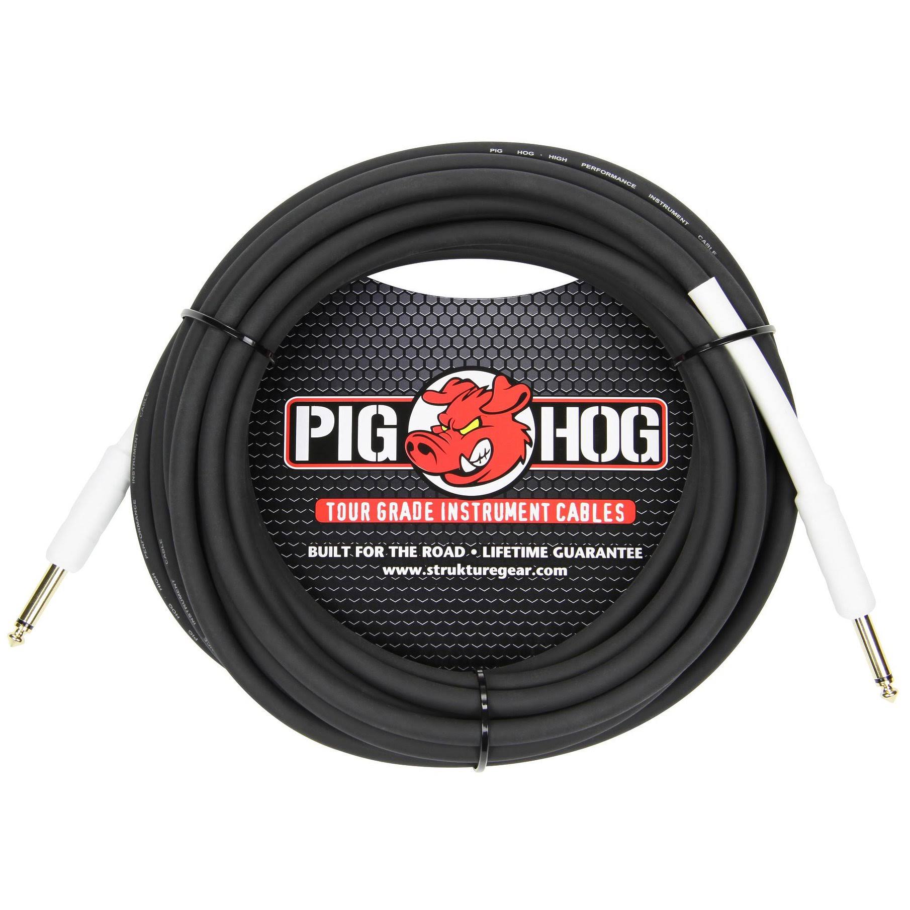 Pig Hog Tour Grade Instrument Cable - 18.6', 8mm
