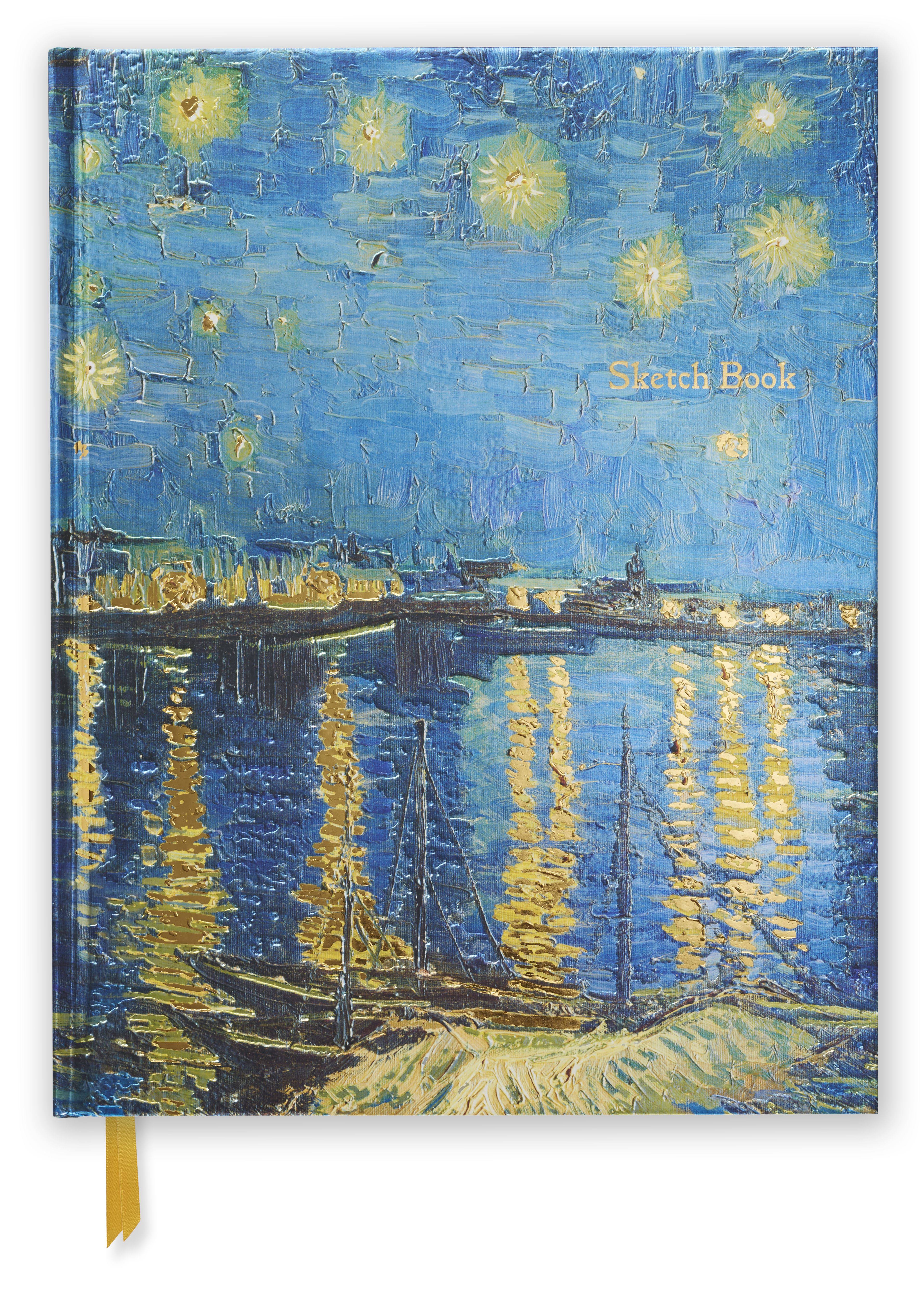 Van Gogh: Starry Night Over the Rhone (Blank Sketch Book)