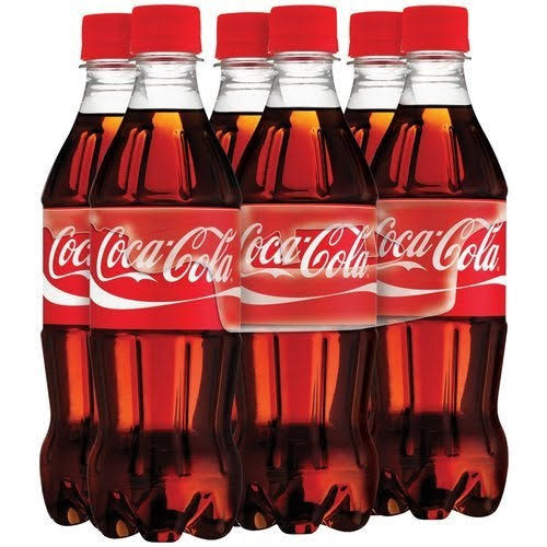 Coca-Cola, Soda Soft Drink, 16.9 oz (Pack of 6)