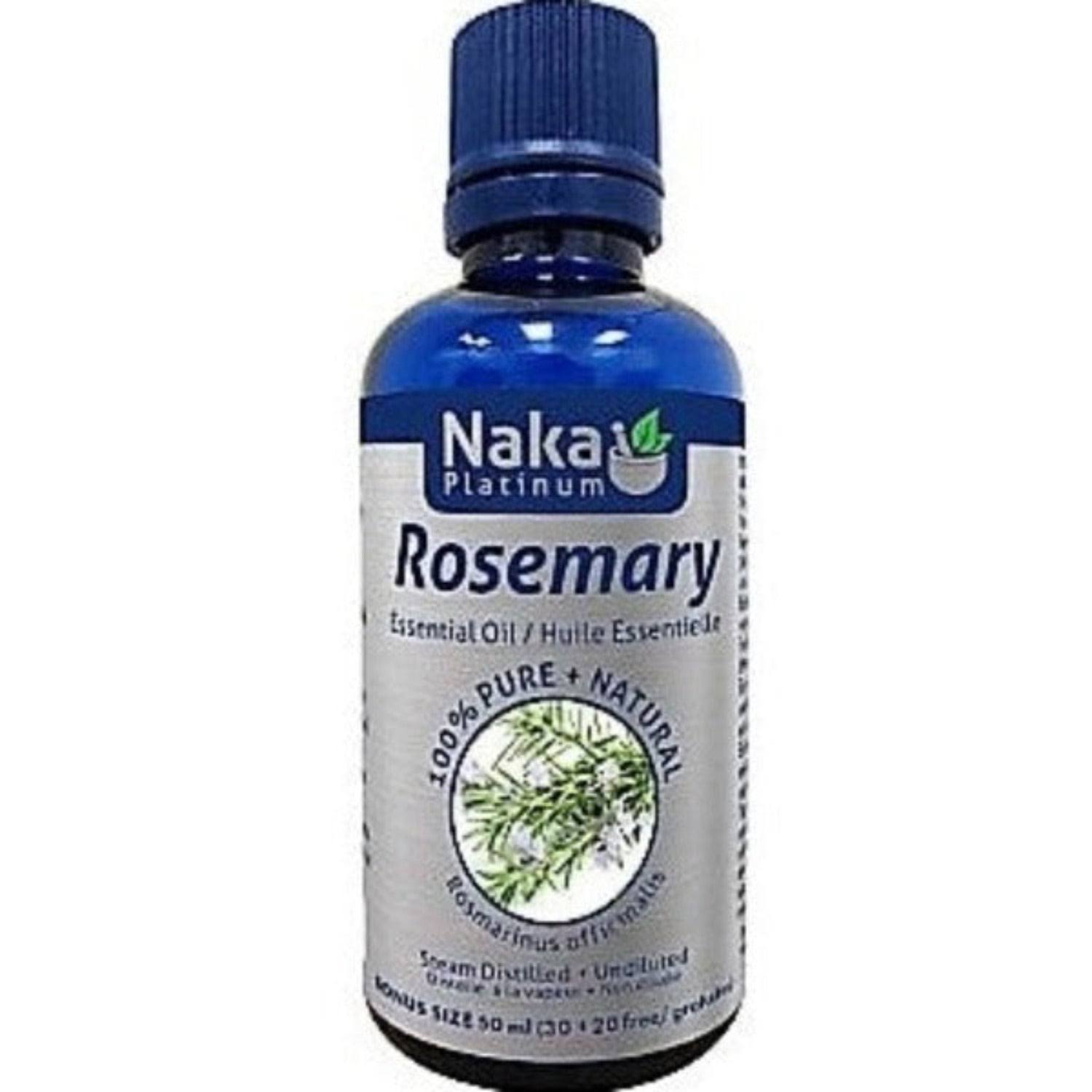100% Pure Rosemary Essential Oil - 50ml + Bonus