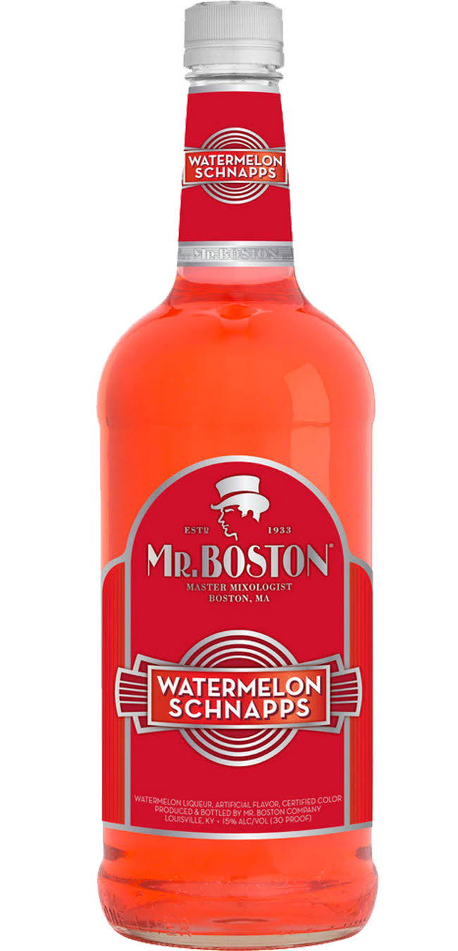 Mr Boston Watermelon Schnapps 1.0L
