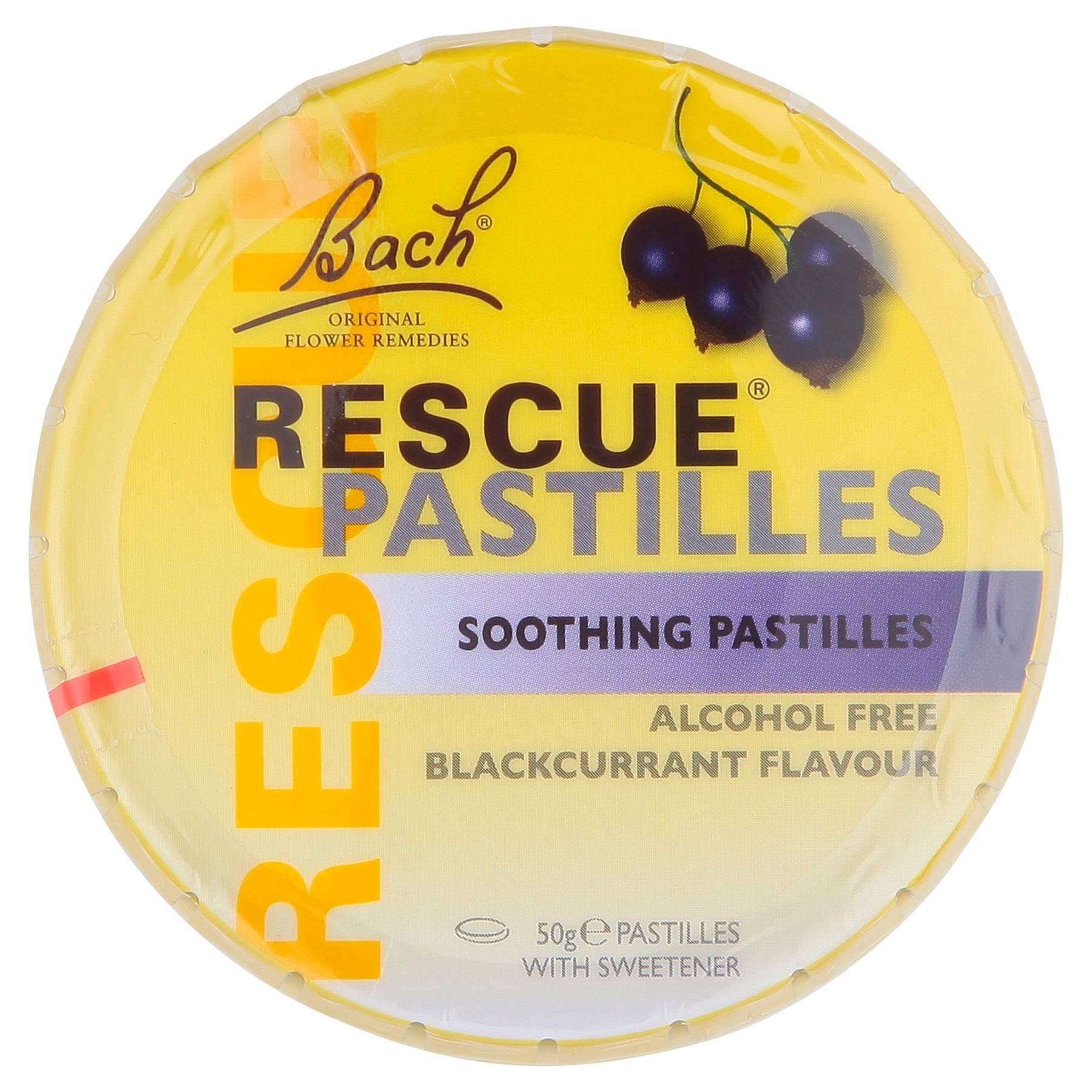 Bach Rescue Soothing Pastilles - Blackcurrant, 50g