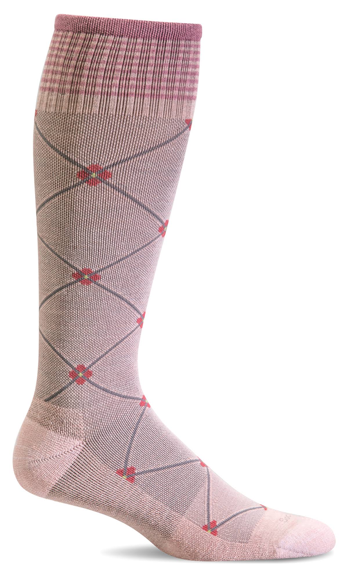 Sockwell Women's Elevation Firm Compression Socks S/M / Rose