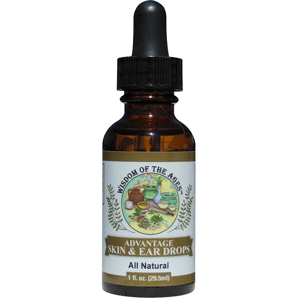 Wisdom of The Ages Advantage Skin and Ear Drops 1 Fluid Ounce