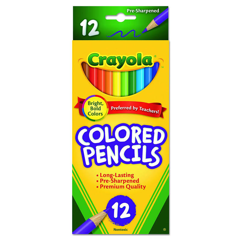 Crayola Colored Pencils - 12 Pencils