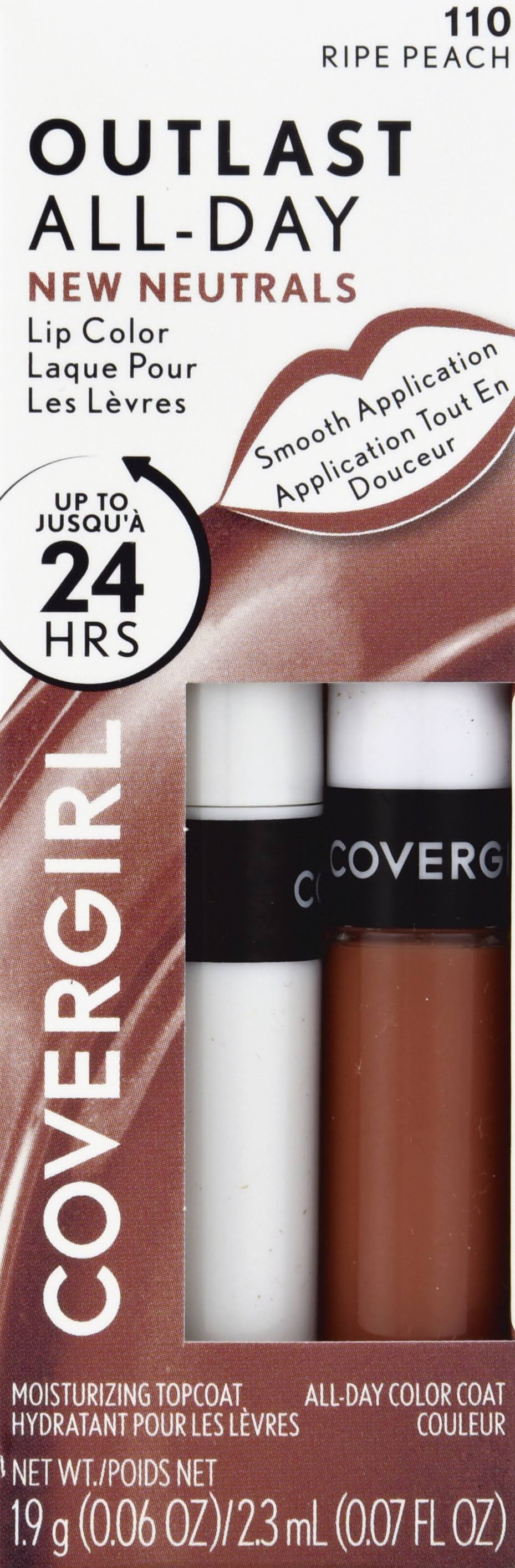 Covergirl Outlast All-Day Lip Color with Moisturizing Topcoat, New Neu