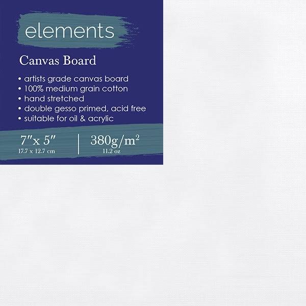 Elements Artists Canvas Board Size 7" x 5" (6)