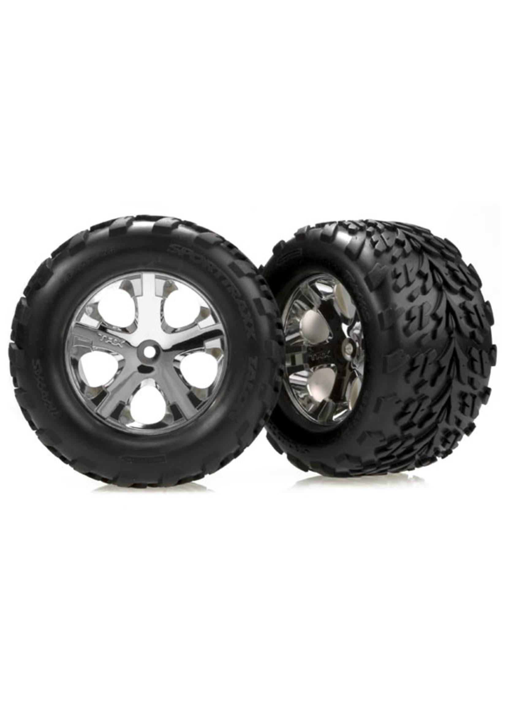 Traxxas RC Model Tyres and Wheels - Assembled, Glued, 2.8"