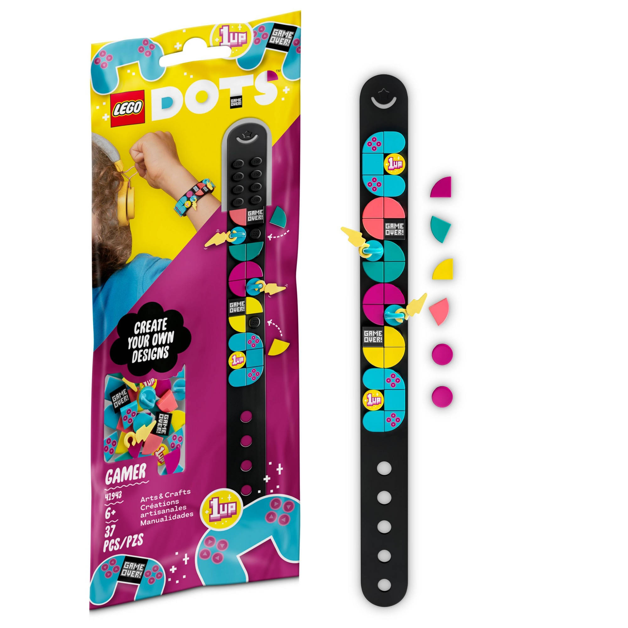 Lego 41943 Dots Gamer Bracelet with Charms