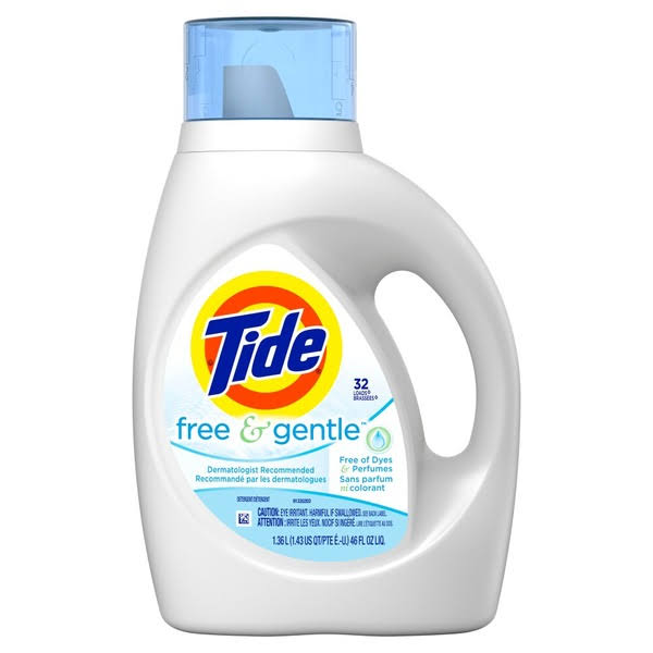 Tide Free & Gentle Liquid Laundry Detergent - 46 fl oz