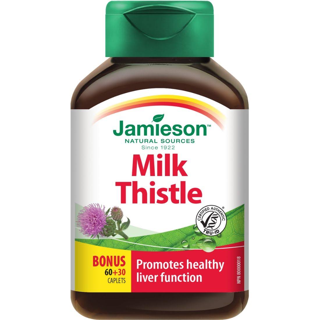 Webber Naturals Milk Thistle Supplement - 60 Capsules