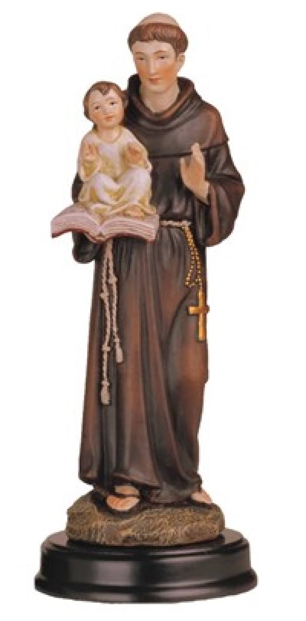 StealStreet SS-G-205.09 5-Inch Saint Anthony Holy Figurine Religious Decoration Statue Decor
