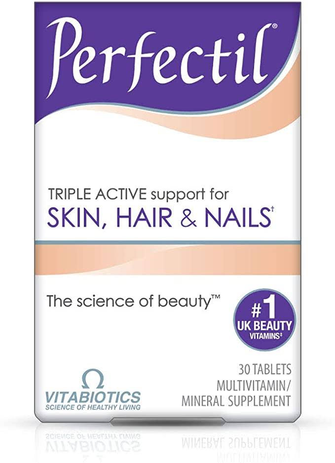 Vitabiotics Perfectil Triple Active Healthy Skin Hair and Nails Dietary Supplement - 30ct