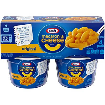Kraft Original Flavor Macaroni and Cheese Dinner - 2.05oz, 4pk