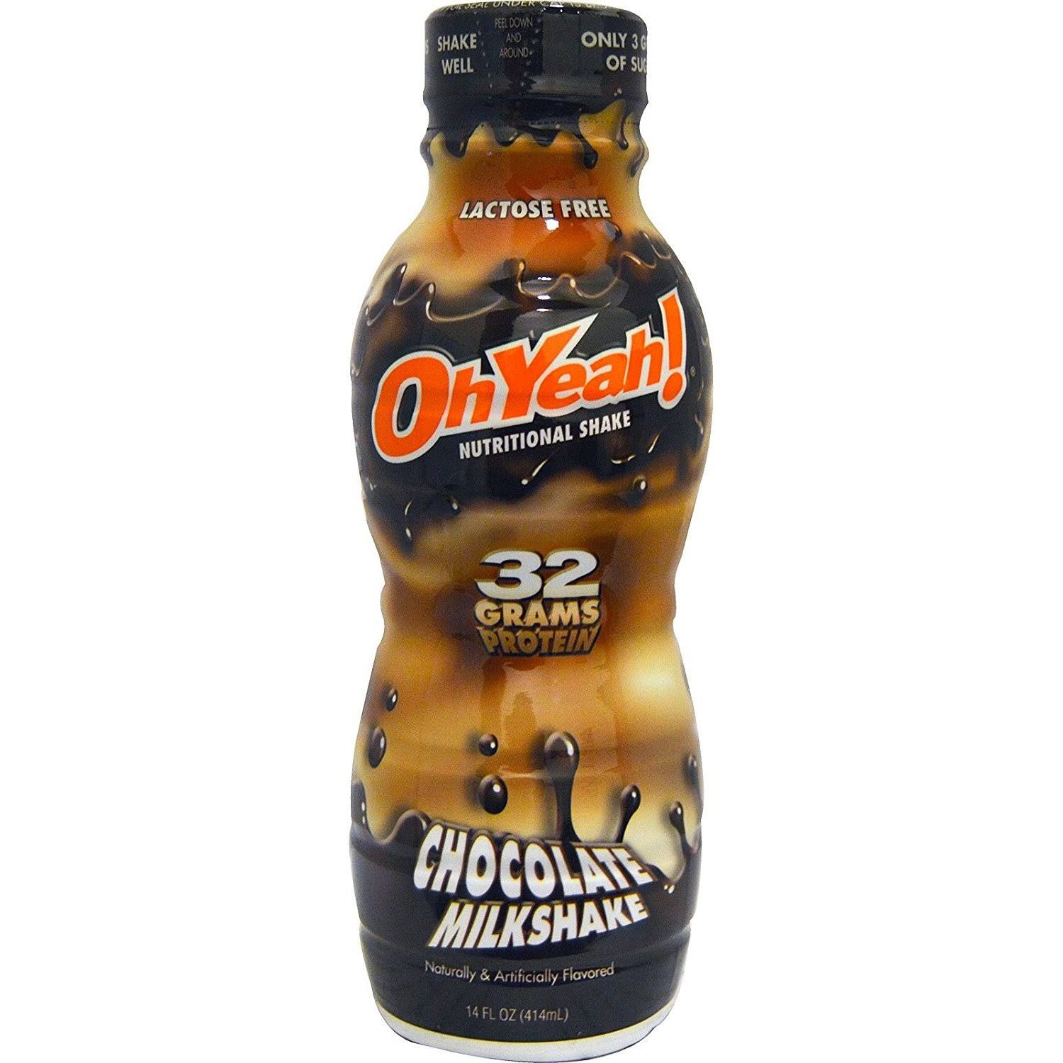Oh Yeah Nutritional Shake - Chocolate Milkshake, 414ml