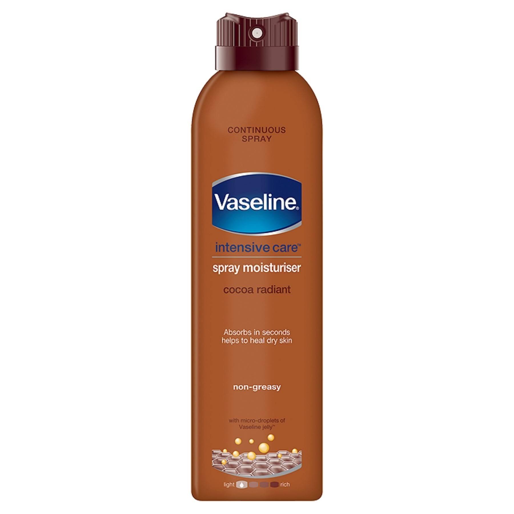 Vaseline Intensive Care Cocoa Radiant Spray Moisturiser 190ml