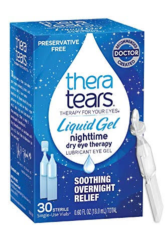 Thera Tears Dry Eye Therapy, Nighttime, Liquid Gel - 30 vials, 0.60 fl oz