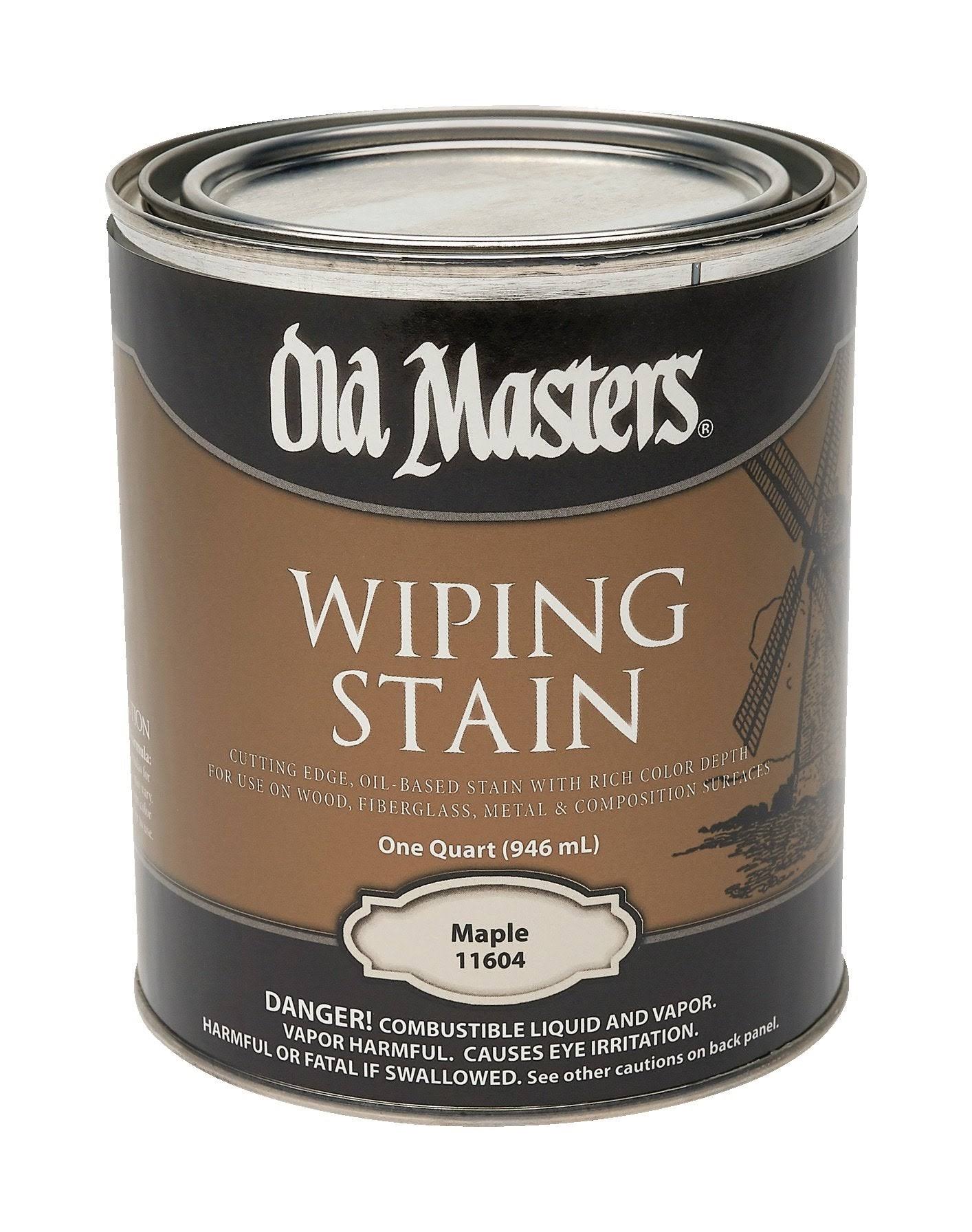Old Masters 11604 Wiping Stain - Maple, 0.9l