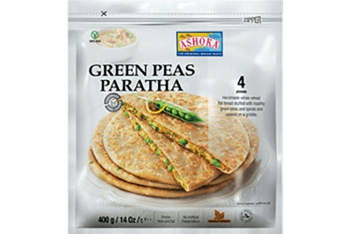 Ashoka Green Peas Paratha - 4 ct