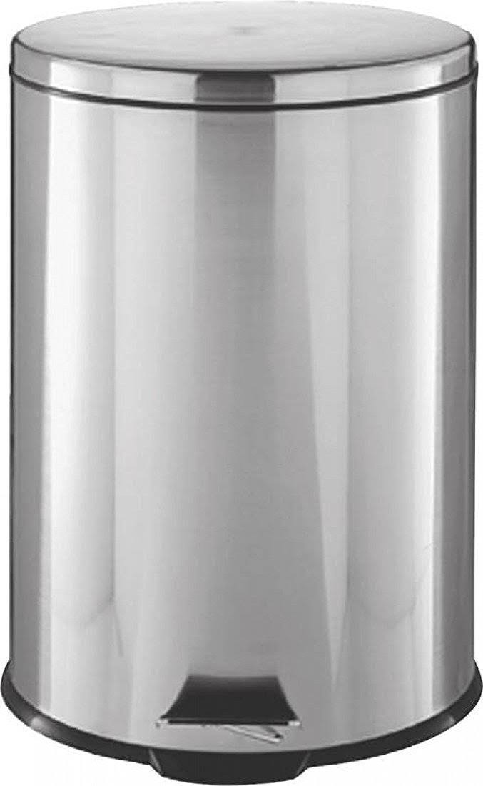 Homebasix Trash Can - Stainless Steel