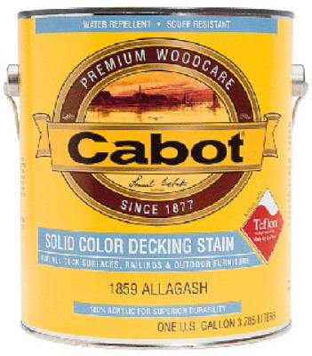 Cabot Solid Color Acrylic Decking Stain - 1 Gallon