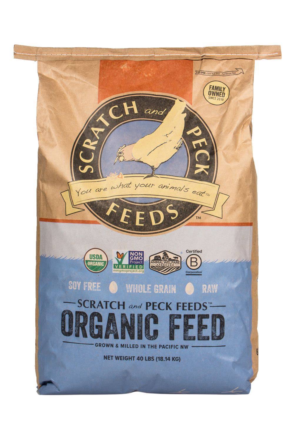 Scratch & Peck Naturally Free Organic Layer 16% 40 lbs.