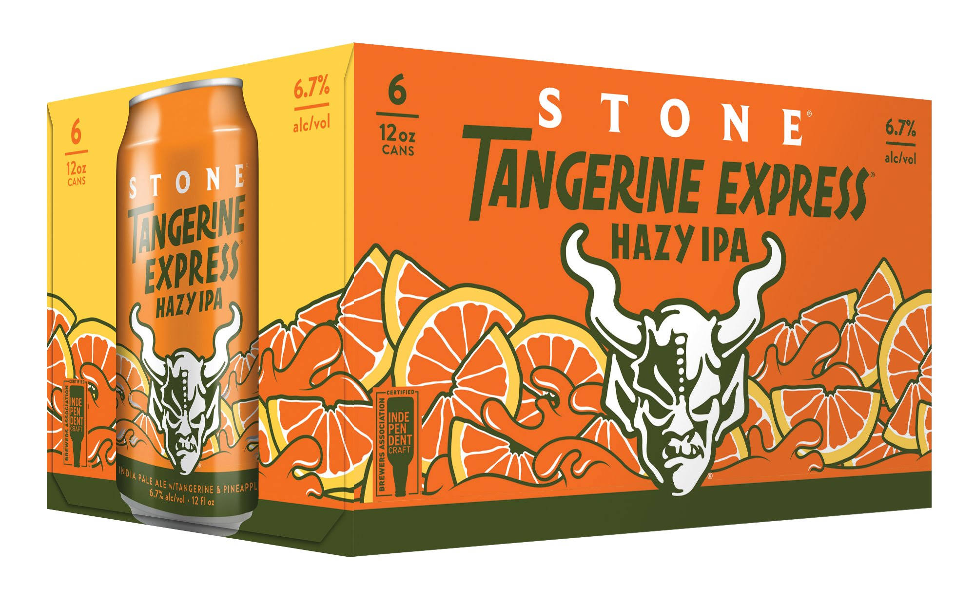 Stone Beer, Hazy IPA - 6 pack, 12 fl oz cans