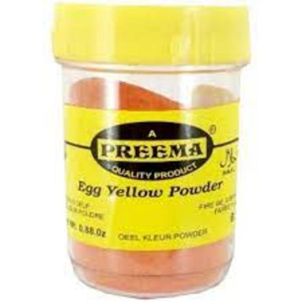 Preema Egg Yellow Food Color Powder - 25 G