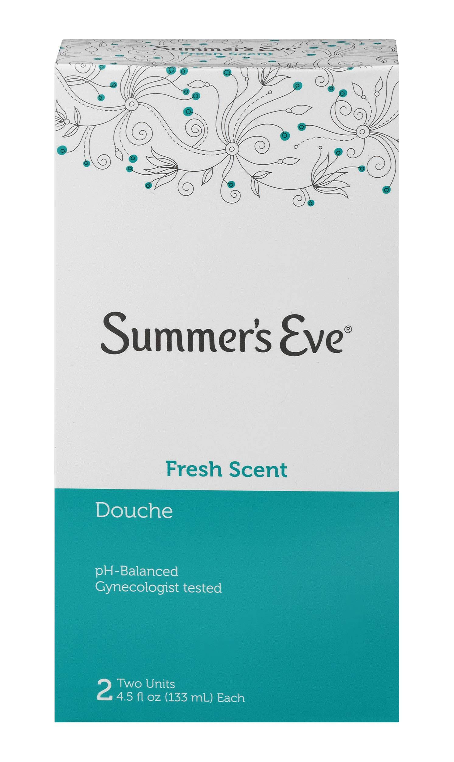 Summer's Eve Vaginal Douche - Fresh Scent, 2 x 4.5 oz Pack
