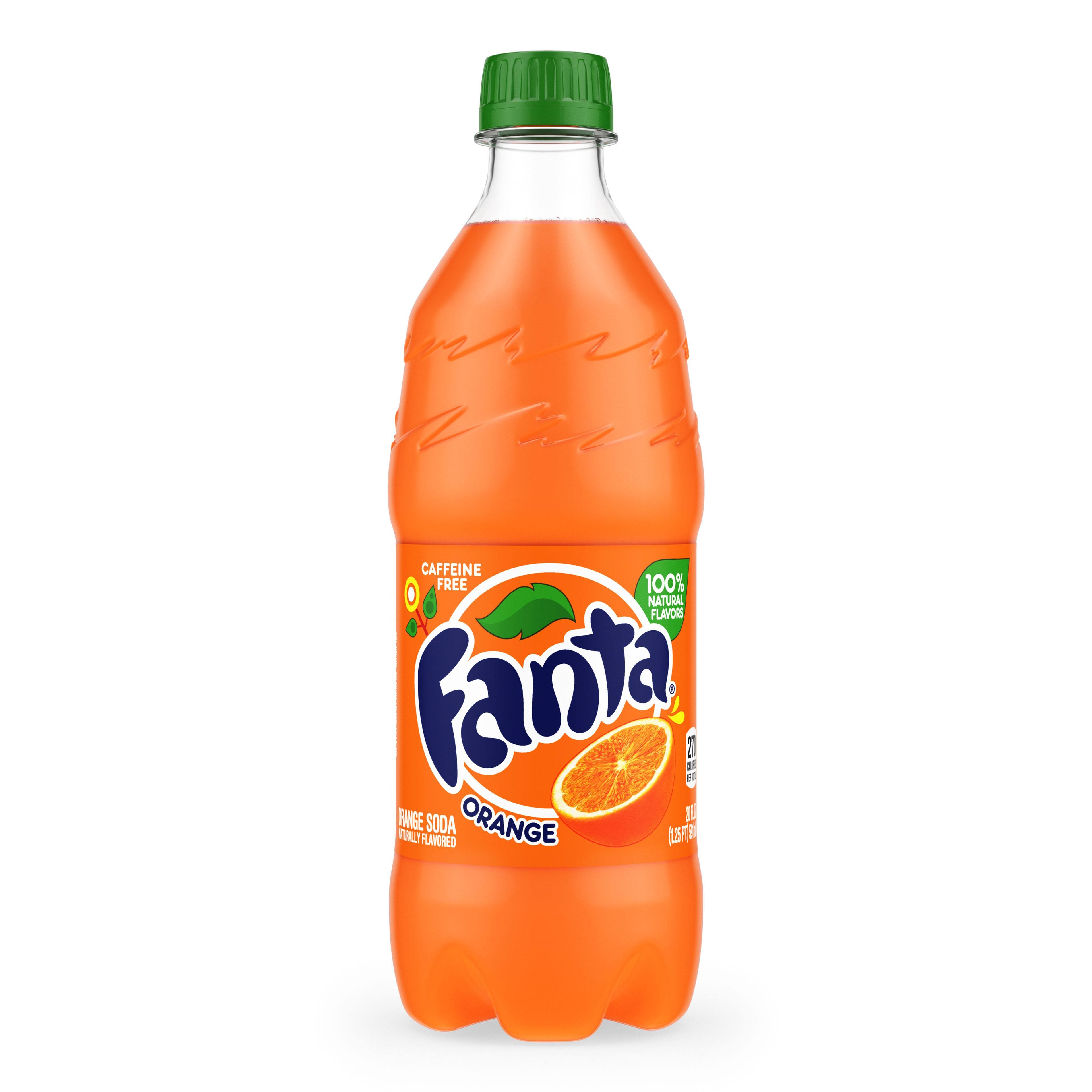 Fanta Soda - Orange, 20oz