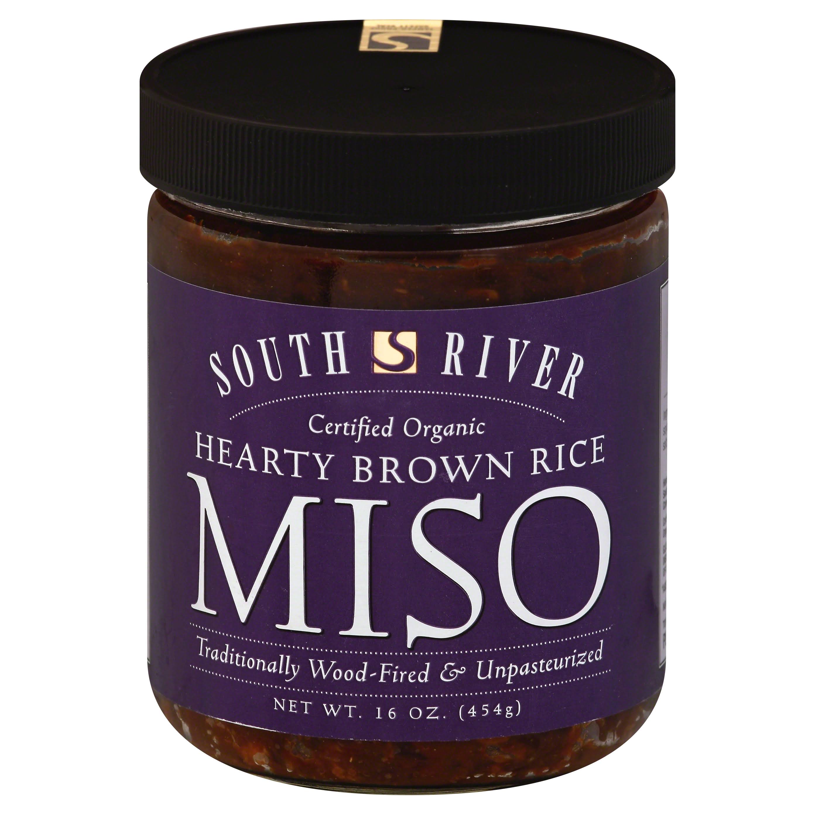 South River Hearty Brown Rice Miso - 16 oz jar