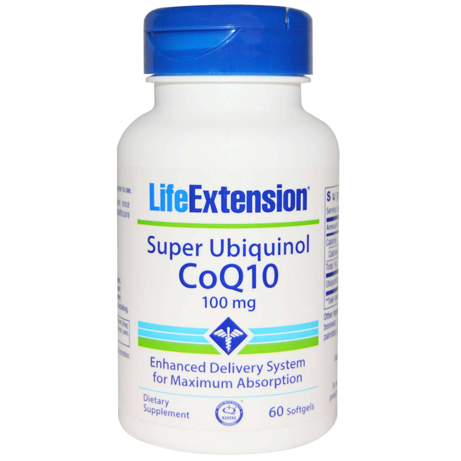 Life Extension, Super Ubiquinol Coq10 - 100mg, x60