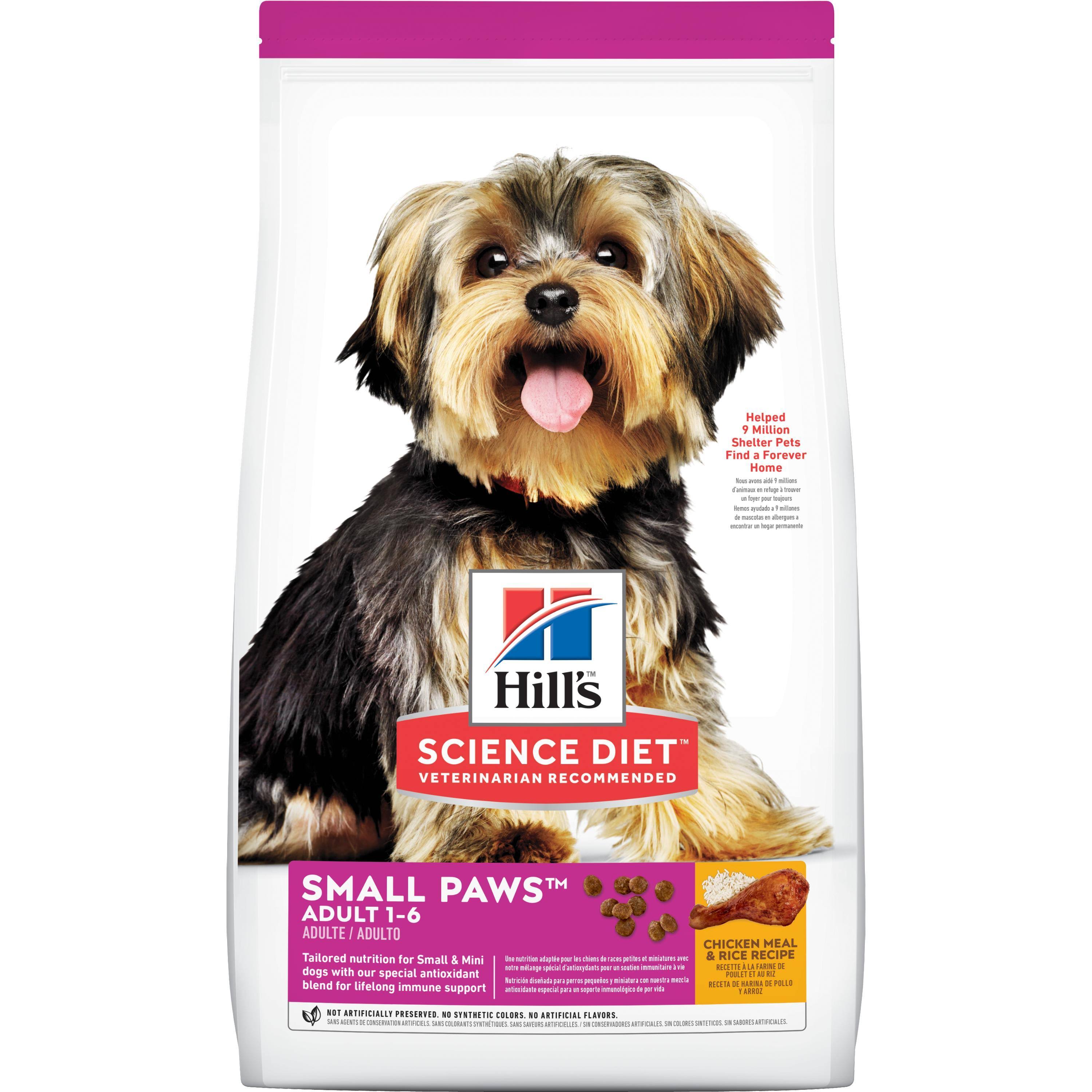 Hill's Science Diet Small & Toy Breed Premium Dog Food - Chicken Meal & Rice Recipe
