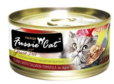 Fussie Cat Wet Food - Tuna & Salmon, 2.8oz